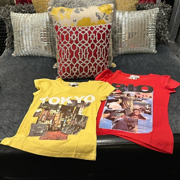 Puff Shoulder Bling Tee - Picture 1 of 5